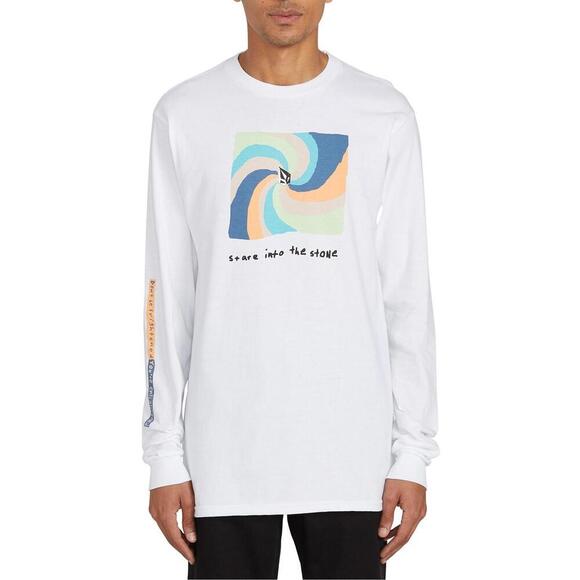 Volcom Mens Earth People Graphic Long Sleeve T-Shirt Size S - Picture 1 of 2